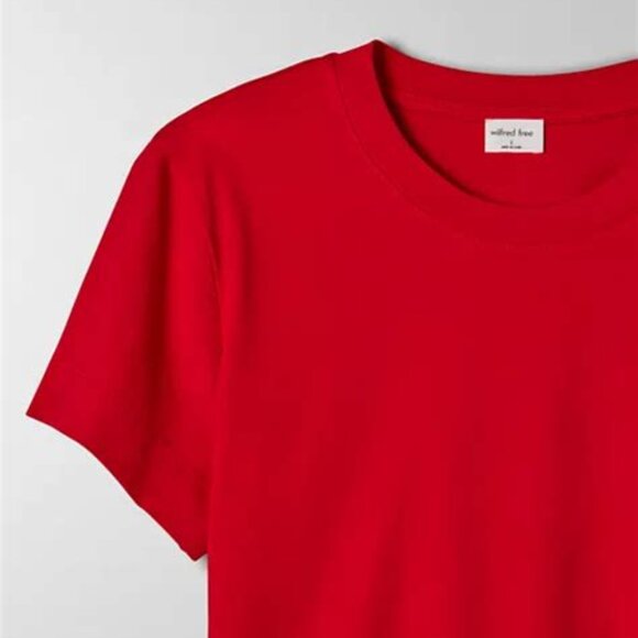 Wilfred Free, bright red t-shirt, XXS - Picture 3 of 4